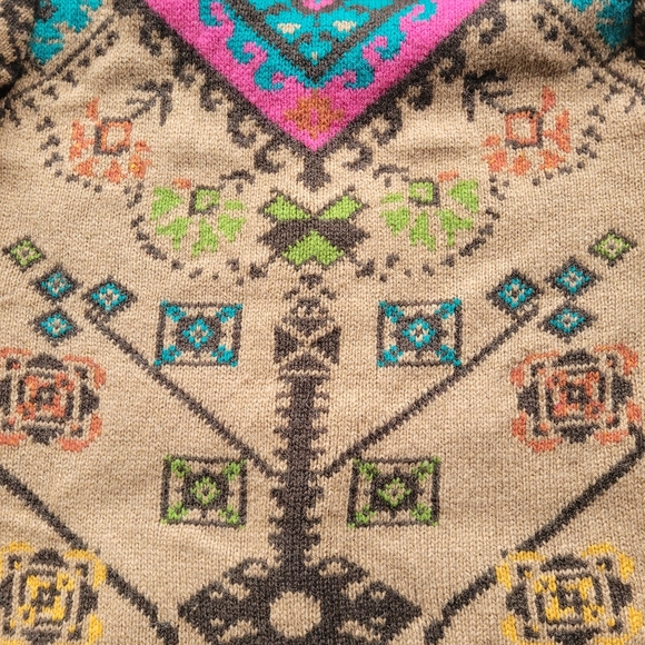 Ivko Collared Button Front Cardigan, GUC, Size M - Picture 6 of 8